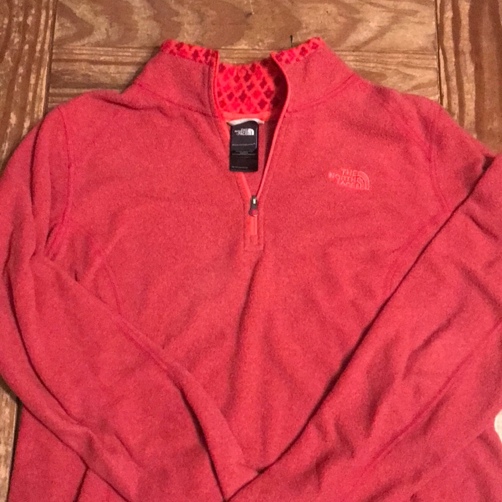 The North Face red Fleece Pullover